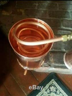 7 Gallon Copper Moonshine Still / copper condensing can By Walnutcreek