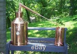 7 Gallon Copper Moonshine Still with condensing can by Walnutcreek