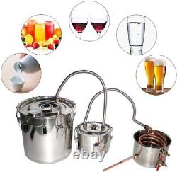 8 GAL Moonshine Still Spirits Water Distiller Kit 3 Pot DIY