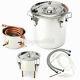 8 Gal 12/20/35l Stainless Alcohol Moonshine Water Copper Home Distiller Brewing