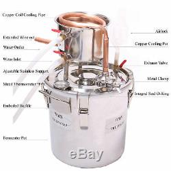 8 Gal Moonshine Still Alcohol Distiller Spirits Wine Brew Kit Copper Thumper Keg