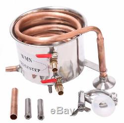 8 Gal Moonshine Still Alcohol Distiller Spirits Wine Brew Kit Copper Thumper Keg