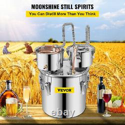 8 Gal Moonshine Still Spirits Kit Water Alcohol Distiller 3 Pot DIY Home Brewing