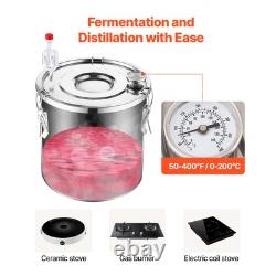 8 Gallon Stainless Steel Moonshine Still Distillation Kit for Home Brewing