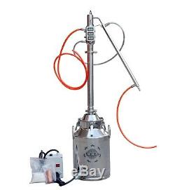 8 Gallon Still boiler with 2Stainless Steel Re-flux Column Moonshine Still Kits