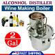 8l Alcohol Distiller Moonshine Copper Wine Maker Water Still Boiler Thermometer