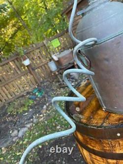 ANTIQUE COPPER MOONSHINE WHISKY STILL With COIL TRUE PIECE AMERICAN HISTORY