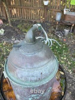 ANTIQUE COPPER MOONSHINE WHISKY STILL With COIL TRUE PIECE AMERICAN HISTORY