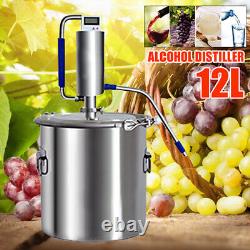 Alcohol Distiller Alcohol Moonshine 2.64 Gal DIY Still Stainless Steel Home Brew