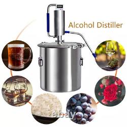 Alcohol Distiller Alcohol Moonshine 2.64 Gal DIY Still Stainless Steel Home Brew