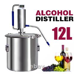 Alcohol Distiller Alcohol Moonshine 2.64 Gal DIY Still Stainless Steel Home Brew