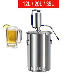Alcohol Distiller Alcohol Moonshine 2.64 Gal DIY Still Stainless Steel Home Brew