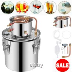 Alcohol Moonshine Still 5Gal/20L 2 Pots Water Distiller Home Wine Still Kit