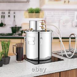 Alcohol Moonshine Still 5Gal/20L 2 Pots Water Distiller Home Wine Still Kit