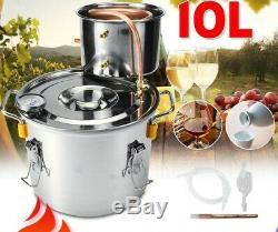 Alcohol Spirits Distiller DIY Home Brew Moonshine Boiler Still Oil Pot Ethanol