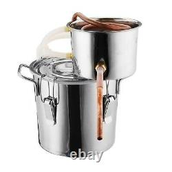 Alcohol Water Wine Distiller Moonshine Still Boiler Lightweight Copper DIY