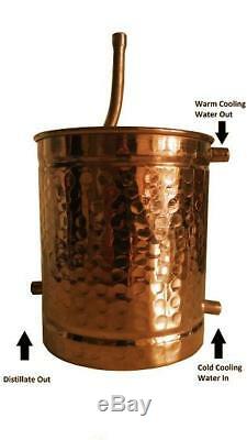 Alembic Copper Still With Thermometer, 3 Litres, Alcohol, Hydrosol, Moonshine