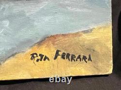 American Still Life Oil Painting Corn Squash Pottery Jugs Monshine Rita Ferrara