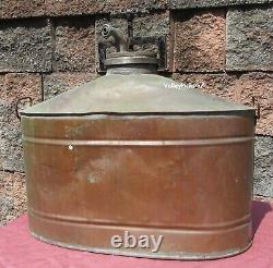 Antique American Folk Art Vintage Copper Moonshine Still Distilling Pot Boiler