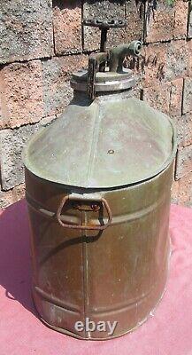 Antique American Folk Art Vintage Copper Moonshine Still Distilling Pot Boiler