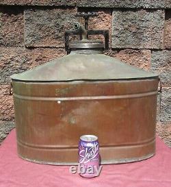 Antique American Folk Art Vintage Copper Moonshine Still Distilling Pot Boiler