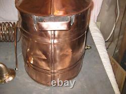 Antique Copper 7-8 Gallon OVAL Moonshine Still withCoil + Bottle- A MAN CAVE MUST