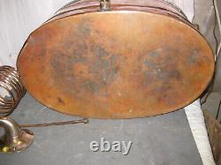 Antique Copper 7-8 Gallon OVAL Moonshine Still withCoil + Bottle- A MAN CAVE MUST