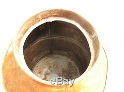 Antique Copper Jug Spigot Moonshine Whiskey Still Thumper 1800s Boston Union St