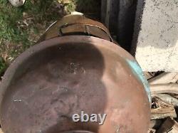 Antique Copper Metal Still Vessel With Handles Primitive Antique Farm Moonshine