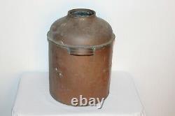 Antique Copper Metal Still Vessel With Handles Primitive Country Farm Moonshine