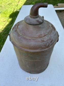 Antique Copper Moonshine Liquor Still