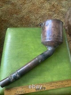 Antique Copper Moonshine Still Funnel Rescued From Northern Wisconsin