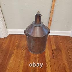 Antique Copper Moonshine Still Hand Made 23 x 10 1/2
