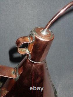 Antique Copper Moonshine Still Stove Top Sized Prohibition Era Museum Quality