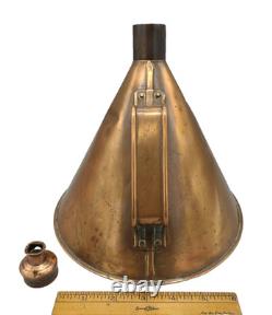 Antique Copper Moonshine Still Stove Top Sized Prohibition Era With LID