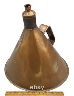 Antique Copper Moonshine Still Stove Top Sized Prohibition Era With LID