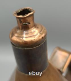 Antique Copper Moonshine Still Stove Top Sized Prohibition Era With LID