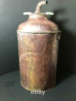 Antique Copper Moonshine Still Whiskey Boiler Prohibition Man Cave Tavern Decor