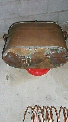 Antique Copper Moonshine Still with Coil EMPTY LARGE Size