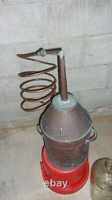 Antique Copper Moonshine Still with Coil EMPTY Smaller Size