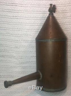 Antique Copper Moonshine Whiskey Still Piece Part Valve Spout Bar Decor Rare