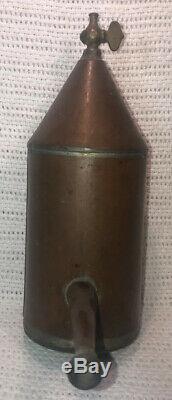 Antique Copper Moonshine Whiskey Still Piece Part Valve Spout Bar Decor Rare