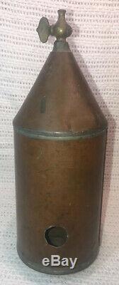 Antique Copper Moonshine Whiskey Still Piece Part Valve Spout Bar Decor Rare