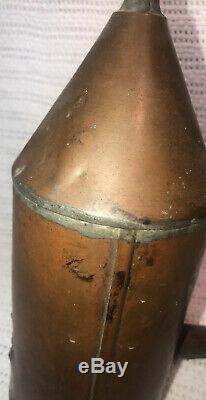 Antique Copper Moonshine Whiskey Still Piece Part Valve Spout Bar Decor Rare