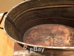 Antique Copper Moonshine Whiskey Still Pot Boiler wIth Spout