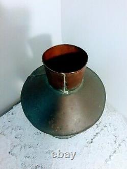 Antique Copper Moonshine Whiskey Still Pot Vessel Container