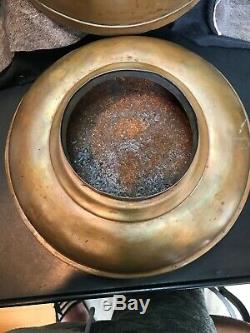 Antique Copper Still Pot Boiler With Copper Spicket. Moonshine Prohibition Art