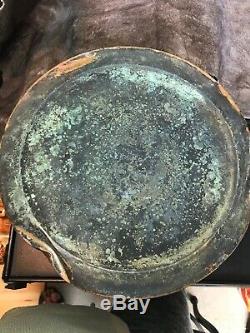 Antique Copper Still Pot Boiler With Copper Spicket. Moonshine Prohibition Art