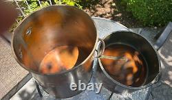 Antique Copper hand made Moonshine Still Vessel 20 x 11-3/4