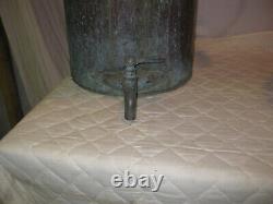 Antique EXTRA LARGE Copper Moonshine Still withCoil Moonshine Jug-A MAN CAVE MUST